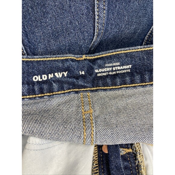 Old Navy Women's High Rise Jeans - Dark Blue - Picture 7 of 11